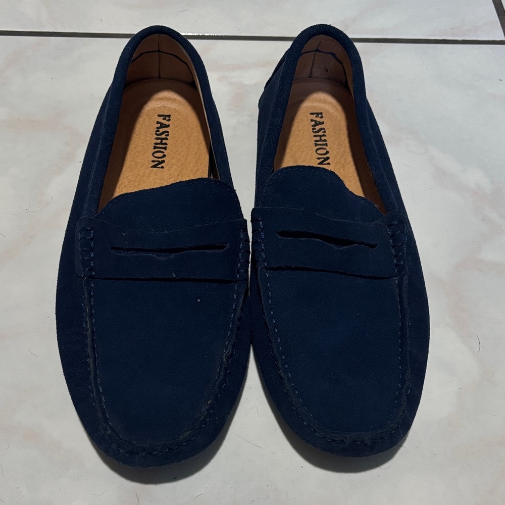 Men's Navy Loafers/Driving Moccasins